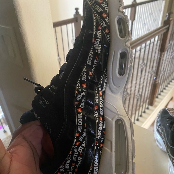NIKE AIR MAX ORANGE BLACK JUST DO IT main image 6